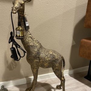 Lamp Giraffe groot goud