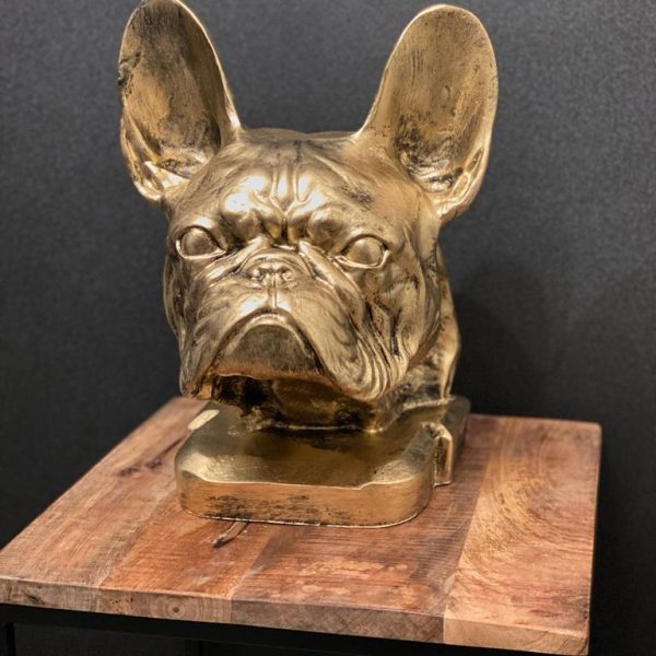 Franse bulldog antique gold